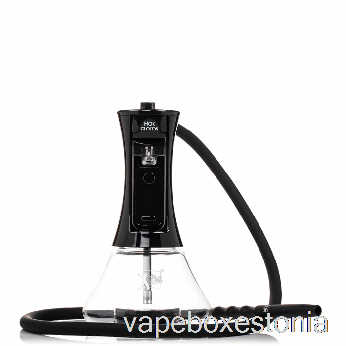 Vape Box Estonia Xtra Hok Clouds E-vesipiibu Komplekt Must